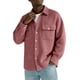 thumbnail image 1 of Top Abrigo Hombres Color Sólido Manga Larga Botón Cuello Moda Casual Verano Al Aire Libre Diario, 1 of 7