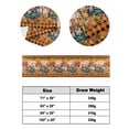 thumbnail image 3 of Bed Runner Scarf Twin Size, Thanksgiving Stain Bed Runners & Scarves for Foot of Beds, Orange Gnomes Pumpkin Leaves Truck Plaid Decorative Bedding Runner Scarf for Hotel Home Bedroom, 3 of 6