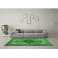 thumbnail image 3 of Ahgly Company Indoor Rectangle Medallion Emerald Green Traditional Area Rugs, 5' x 7', 3 of 4