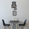 thumbnail image 3 of Reloj de pared de madera Starlight-Motorcycle, reloj de péndulo Harley, decoración del hogar de cafetería JM JM, 3 of 3