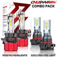 thumbnail image 1 of 9008/H13 LED Headlight Bulbs H13 9008 LED High/Low Beam Plug and Play 6000K White, 1 of 9