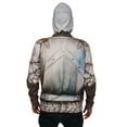 thumbnail image 2 of Zip Hoodie: Knight Mask Hoodie Costume Top (Front/Back) Zip Hoodie - Sublimatio, 2 of 3