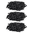 thumbnail image 1 of 300Pcs Car Molding Door 5mm Hole Plastic Rivets Fixing Black., 1 of 9