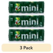 (3 pack) 7Up Mini Can Lemon Lime Flavored Soda 8 fl oz Allergens Free Caffeine Free