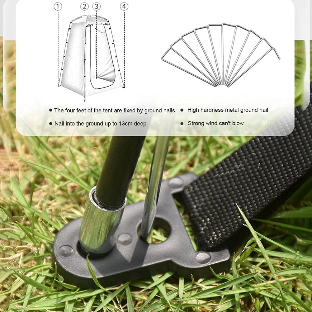 Runbaixing Portable Changing Privacy Tent with Storage Bag