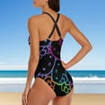 thumbnail image 4 of Hello Kitty Women's One Piece Swimsuit Athletic Training Swimwear Bathing Suit, 4 of 7