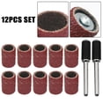 thumbnail image 2 of Lefu 12Pcs Sanding Ring with Rod Abrasive Rotary Tool Kit Sanding Drum Grinding Head, 2 of 8