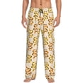 thumbnail image 2 of Kdxio Hand Drawn Snake Print Men's Sleep Pajama Pant Lounge Pants with Pockets, 2 of 8