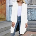 thumbnail image 2 of Women's Zip Up Hoodies Oversized Fleece Long Sweatshirts Casual Long Sleeve Hoodie Jacket Coat, 2 of 7