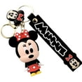 thumbnail image 5 of Charming Minnie Mouse Keychain - Disney Collectible Figure for Bag, Door, and Car Key-Ring, 5 of 6