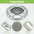 thumbnail image 4 of Unique Bargains 5" Car Speaker Grills Cover Mesh Round Audio Subwoofer Protector with Screws Iron Silver Tone Black, 4 of 6