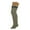 Khaki, variant on 1 Pair Over Knee Thigh High Knitted Socks for Women Warm Stocking Long Boot Socks - Khaki