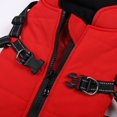 thumbnail image 6 of Dog Harness and Leash Set Winter Warm Pet Cotton Vest Jacket for Small Medium Large Dogs and Cats, 6 of 10
