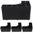 thumbnail image 2 of Miangastore 4pcs Plastic Furniture Legs L-shaped Sofa Couch Legs Bed Replacement Legs, 2 of 8