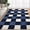 Navy/Grey/Cream, variant on 10x13 ft Modern Area Rug, Machine Washable Non-Slip, Living Room Rug, White Grey Black