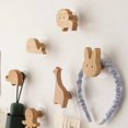 thumbnail image 2 of Ganchos de madera de 3 piezas, soporte de pared para organización, colgador de ropa, llavero, gancho para puerta, baño, cocina, accesorios de decoración para el hogar, 2 of 5