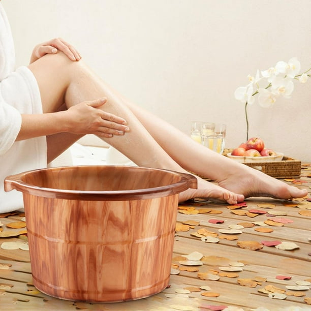Lavabo para bano de pies banera de regalo para el hogar lavabo para remojar los pies barril para remojar los pies sauna para hombres y mujeres M Walmart en linea