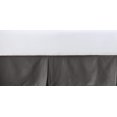thumbnail image 4 of The Great American Store Cal King Bed Skirt Dark Grey Solid 15 Inch Tailored Drop Pleated Bed Skirt, Easy Fit Dust Ruffle, Soft Brushed Microfiber Ruffle Bed Skirt, Luxury Bedskirt, 4 of 4
