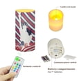 thumbnail image 7 of COEQINE Fourth of July The Statue of Liberty Flameless LED Candles Battery Operated Candle American Flag Balloon Pillar Candle Tealights for Patriotic Decoration, 7 of 7