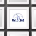 thumbnail image 2 of Gallery Pops Star Wars - Humor R2-D2 Locksmith Services Wall Art, White Framed Version, 12" x 12", 2 of 5