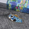 thumbnail image 3 of Broche bonito con forma de pez de aleación de aceite que gotea, Pin para mujer, decoración de ropa, accesorios de regalo de joyería, 3 of 6