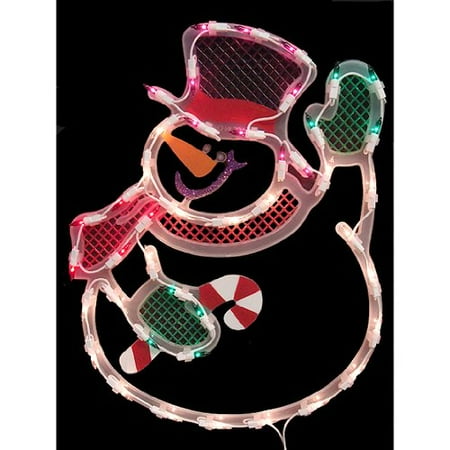 christmas lighted window decoration waving snowman by impact innovations - Impact Innovations Christmas Lighted Window Decoration christmas lighted window decoration waving snowman by impact innovations - Impact Innovations Christmas Lighted Window Decoration