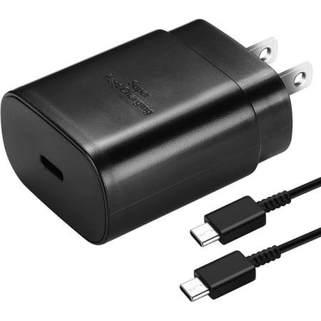 for Nokia C200 Charger! Super Fast Charger Kit [1 Wall Charger + 2 Type-C Cables] True Digital Super Fast Charging uses dual voltages for up to 50% faster charging! Black