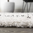 thumbnail image 5 of JONATHAN Y LONDON SHAG 5 x 8 Area Rug, Inca Moroccan Diamond - Beige/Dark Gray, SHG101A-5, 5 of 10