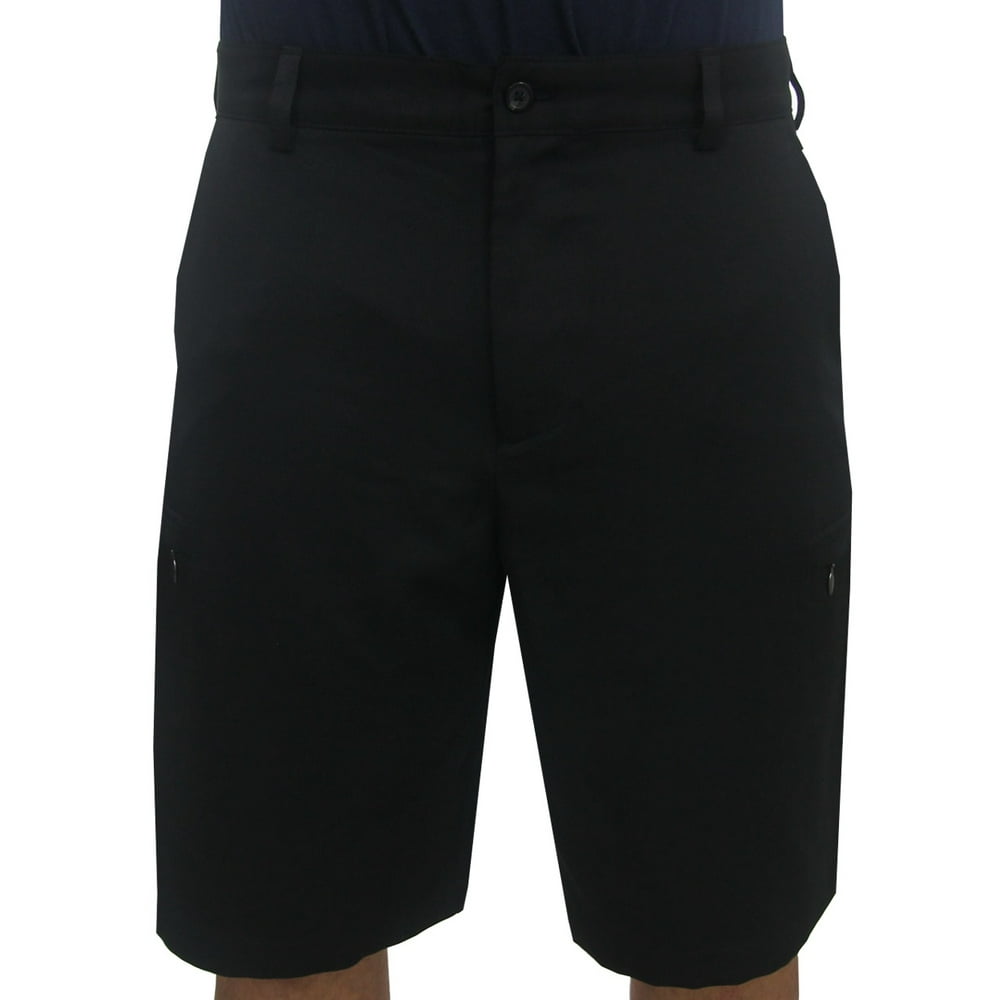 IZOD Golf Men's Flat Front Solid Cargo Shorts, NEW - - Walmart.com ...