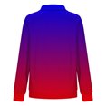 thumbnail image 4 of Mceream Women's Ribbed Knit Shacket Button Down Gradient Jackets Long Sleeve Sweater Shirts Fall Winter Trendy Cardigans Plus Size Winter Warm Outwear Chaqueta De Invierno Para Mujer Wine M, 4 of 5