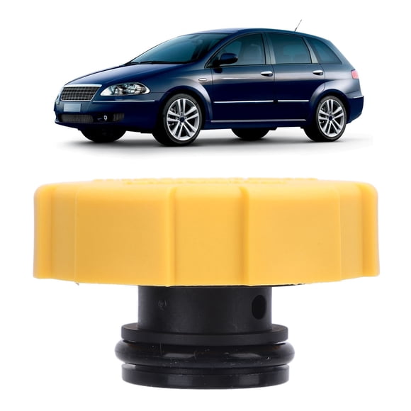 Engine Coolant Reservoir Cap 1304677 Heat Resistant Tight Sealing Coolant Reservoir Expansion Tank Cap for Croma 2005-2012