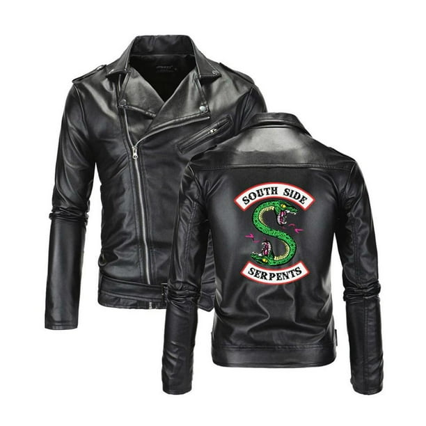 Cosplay Life Riverdale South Side Serpents Chic Leather Patent Jacket Walmart Com Walmart Com