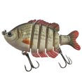 thumbnail image 3 of Ndcxsfigh Señuelo Pesca Crankbait 6 Segmentos Mini Multi Articulado Swimbait 9cm (blanco), 3 of 4