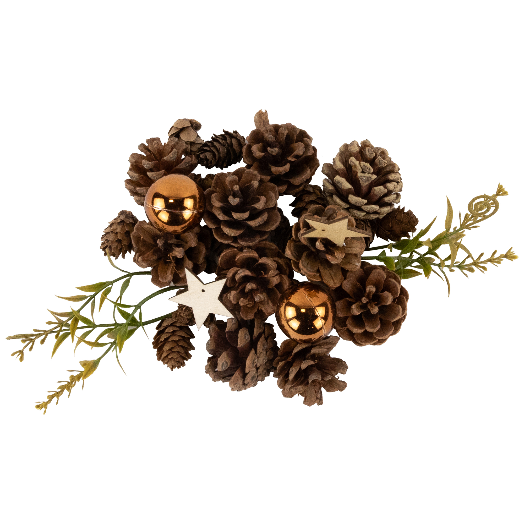 Northlight Ornaments, Pinecones and Stars Christmas Decorations - 6"