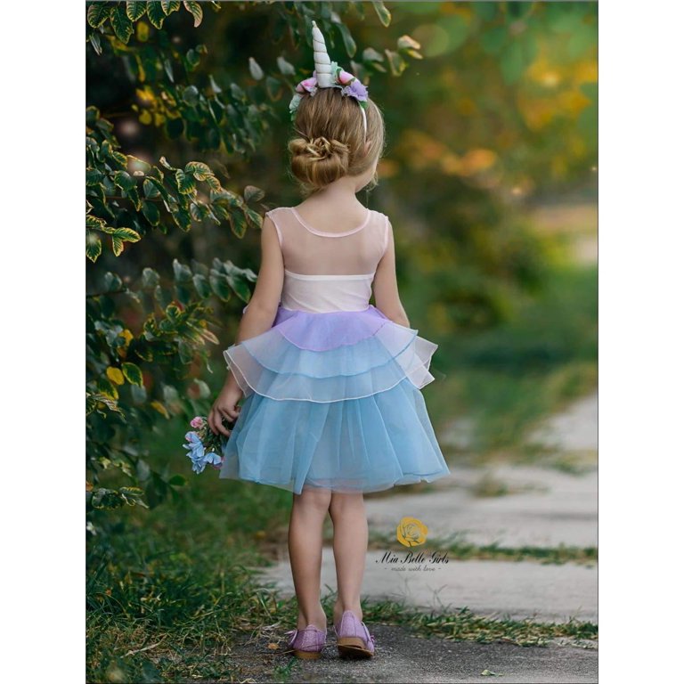 Mia belle store baby unicorn dress