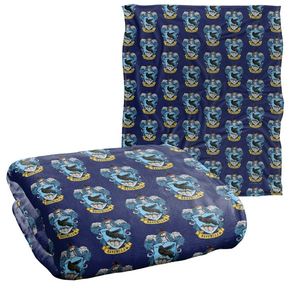 Harry Potter Ravenclaw Crest 2 Officially Licensed Silky Touch Super Soft Throw Blanket 50' x 60'