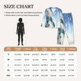 thumbnail image 6 of Disketp Pajamas Set Long Sleeve Sleepwear Womens Button Down Nightwear Pj Sets-Christmas Snowman In The Snow, 6 of 9