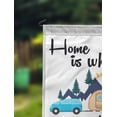 thumbnail image 2 of Printtoo White Home Is Where We Park It Retro Camp Trailer CampingFlagCustom Personalized Camping Flags For Campers Double Sided CampsiteFlag, 2 of 4