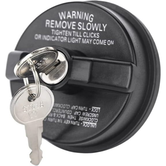 Locking Gas Cap W/2 Keys, Lock Fuel Cap Compatible With 4Runner FJ Cruiser, Chevy Silverado Camaro, Honda Nissan Acura Mazda Cadillac GMC And More, Replace#10504 77300-47020