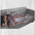 thumbnail image 6 of Modern Soft Flannel Fleece Throw Blanket, Red Brick Wall Loft Interior with Windows to City Urban Contemporary Design Print, Cozy Plush for Indoor and Outdoor Use, 60" x 80", Multicolor, by Ambesonne, 6 of 6