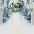 thumbnail image 2 of Miumaeov 100cm Metal Flower Stand Acrylic Top Display Pedestal For Wedding Party Decor, 2 of 9