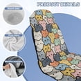 thumbnail image 4 of ZUXONGSY Car Seat Cover Towel Funny Cat Print Cars Seat Towel Covers Absorbent Auto Front Seat Covers for After Gym Workout, Running, Beach Sports, 4 of 8