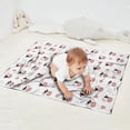 thumbnail image 2 of White Cow Heart Pattern Blanket,Comfortable Soft Flannel Throw Blanket,All Season,Warm Lightweight Blankets for Sofa Bed Couch Living Room Chair,30"x40", 2 of 4