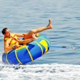 thumbnail image 3 of shiyou-Tow Rope Quick Connector for Tubing Tow Rope for Tubing Boat Tow Harness Tube Tow Rope for Boating Ski Ropes for Watersports for Tubing with Stainless Steel Hook（360° Rotate 50cm, 3 of 4