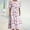 hotpink, variant on CHUANK Wear to Work Dresses for Women Clearance Ladies Summer Bohemian Print Short Sleeve Beach Dress Knee Length Dress