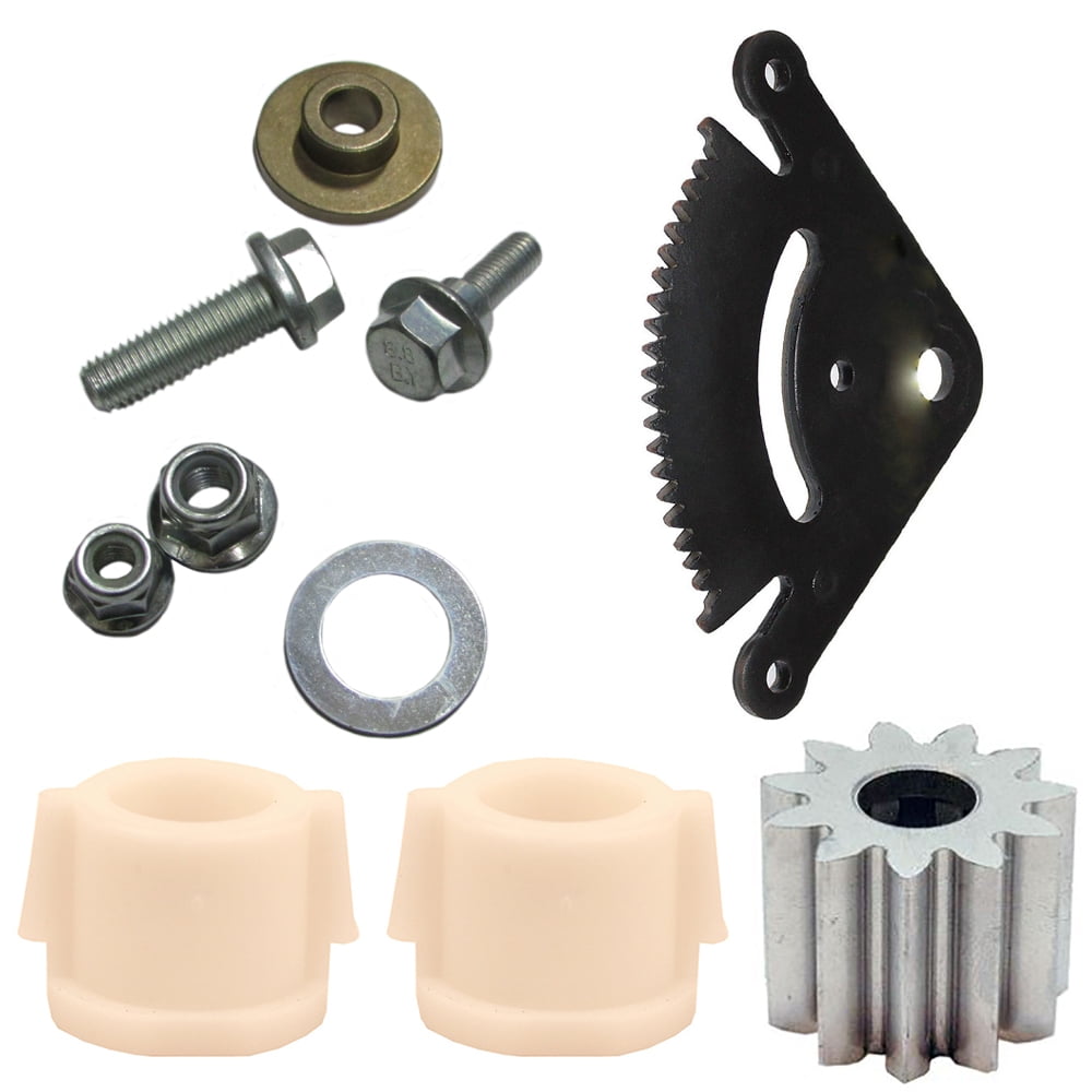 1 Aftermarket Steering Sector w/ Pinion, Bolt, & Bushings Kit for John Deere X110 X120 X140 X145