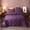 Purple, variant on Nvzi King Bedding Set - King Comforter Set, Bed Comforter, Three-Piece Set, King Size Bed Set with 1 Quilt Cover (90×104in) & 2 Pillowcases (20×36in) for Home Bedroom Use.Dark Grey