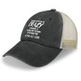 thumbnail image 3 of Arguing With Me Is Crazy Black Hat Adjustable Funny Fashion Unisex Baseball Cap for Men Women, 3 of 7