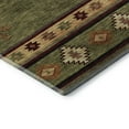 thumbnail image 4 of Addison Rugs Mayfield Washable Southwest Aztec Green Rectangle Rug, 3' x 5', 4 of 6