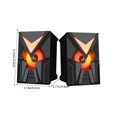 thumbnail image 3 of Enhance Your Audio Experience With The Stylish.0 Multimedia USB Glowing Computer Speaker For Desktops Laptops And Subwoofer Enthusiasts, 3 of 8